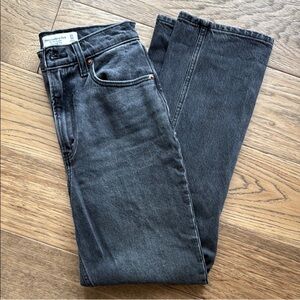 Abercrombie & Fitch Women's High Rise Gray Jeans